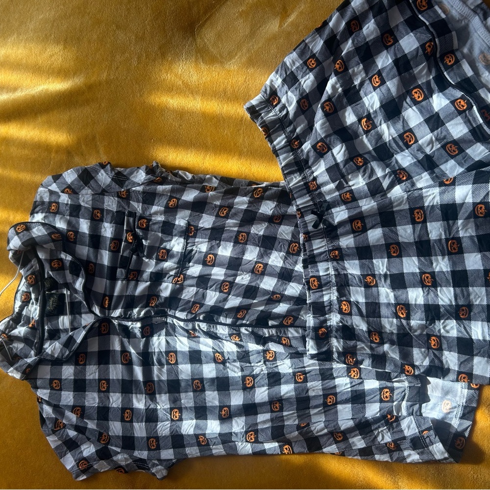 Matching Halloween PJ Set